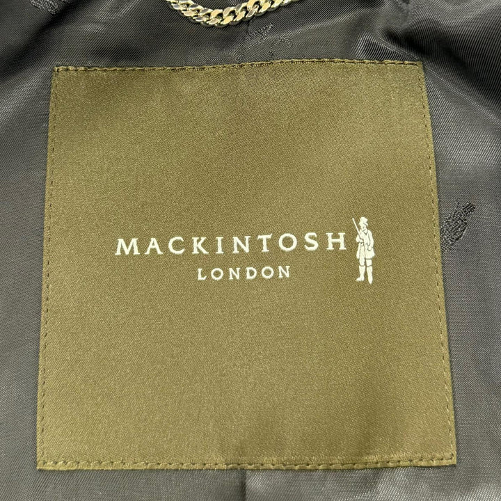 未使用品□MACKINTOSH LONDON マッキントッシュ ロンドン G1B22-403-28 ROSLEY ライトメルトンステンカラーコート ネイビー 38 正規品