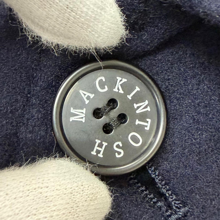 未使用品□MACKINTOSH LONDON マッキントッシュ ロンドン G1B22-403-28 ROSLEY ライトメルトンステンカラーコート ネイビー 38 正規品