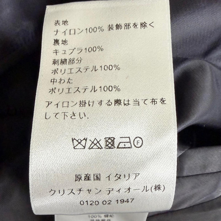 極美品□DIOR ディオール オム 943C439B4716 アレックスフォクストン サドルポケット バックロゴ刺繍 ボンバージャケット 48 伊製 正規品