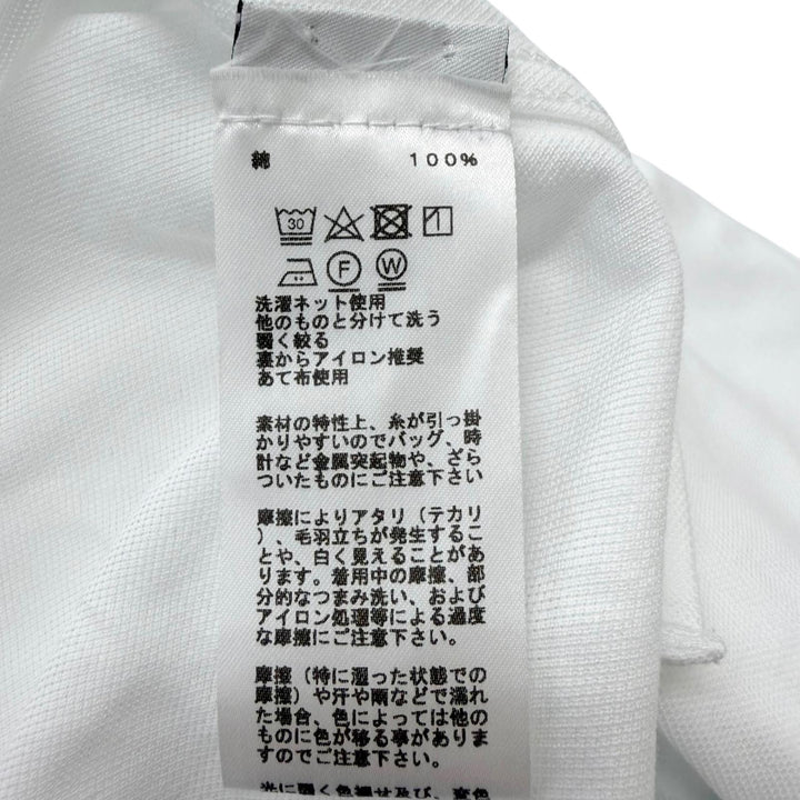 未使用品□HERMES エルメス 23AW 32-5706 コットン Hロゴ刺繍 エンブロイダリー 半袖ポロシャツ ホワイト XS イタリア製 正規品 メンズ