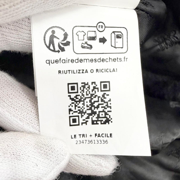 極美品△Max Mara マックスマーラ 2023年 23473613336 テディベア アルパカ ウール ZIP UP ジャケット ポンチョ ブラック SM 正規品 伊製