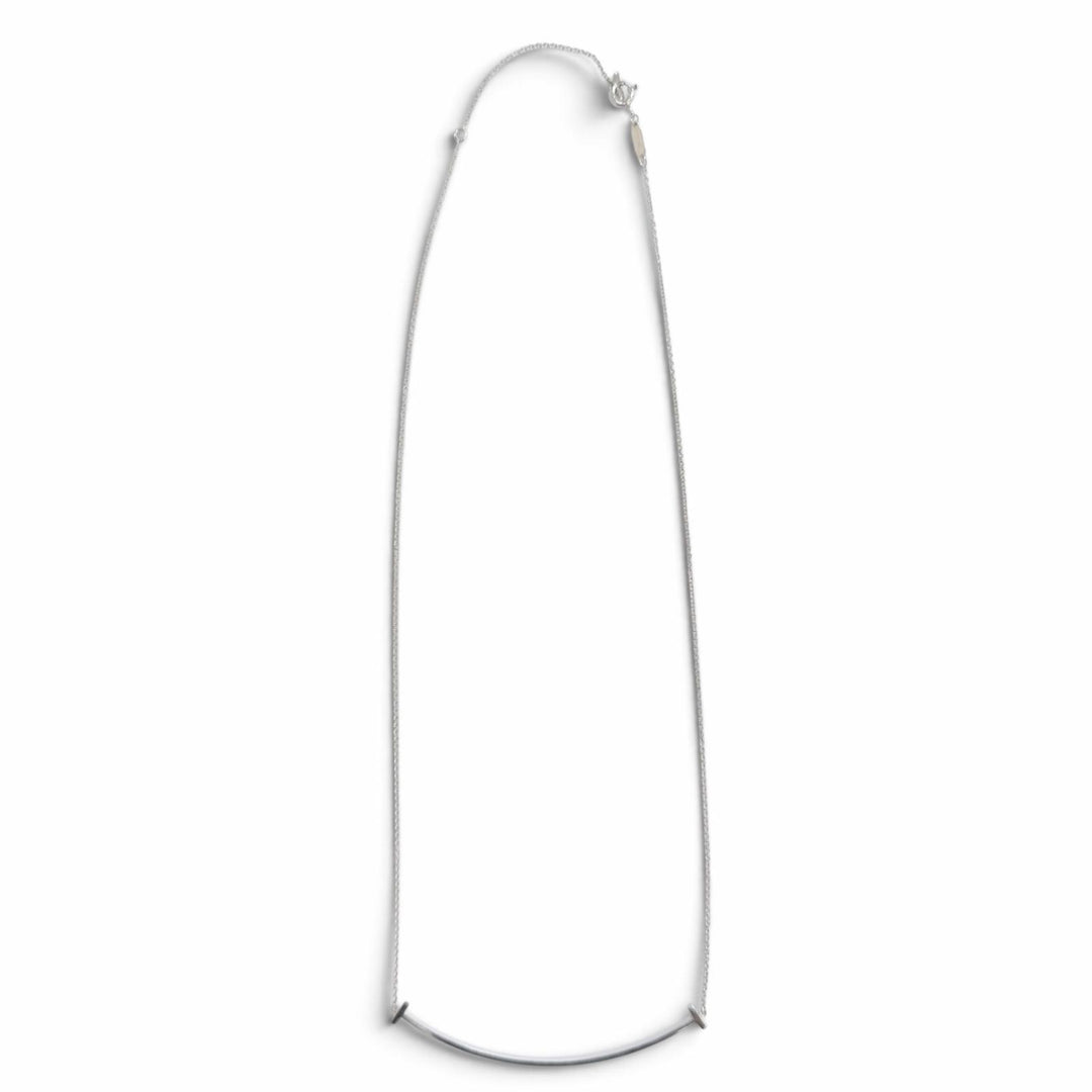 美品△TIFFANY&amp;Co. ティファニー Tスマイル ラージ ペンダント ネックレス アクセサリー AG925 シルバー イタリア製 重量2.8g レディース