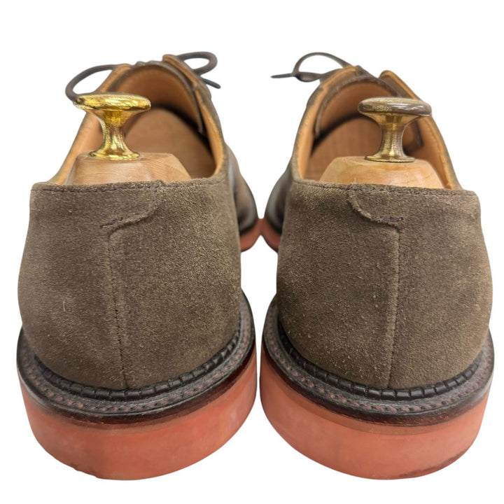 美品□CROCKETT&amp;JONES クロケットアンドジョーンズ 20322A PENN スウェードレザー 378ラスト ドレスシューズ ブラウン イングランド製