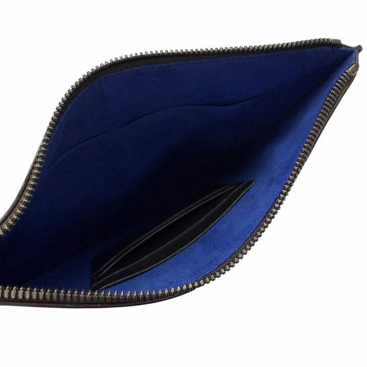 美品▼Berluti ベルルッティ ニノPM レザー カリグラフィ セカンドバッグ ポーチ クラッチバッグ ブラウン イタリア製 メンズ