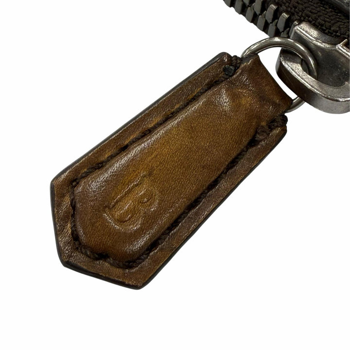 美品▼Berluti ベルルッティ ニノPM レザー カリグラフィ セカンドバッグ ポーチ クラッチバッグ ブラウン イタリア製 メンズ