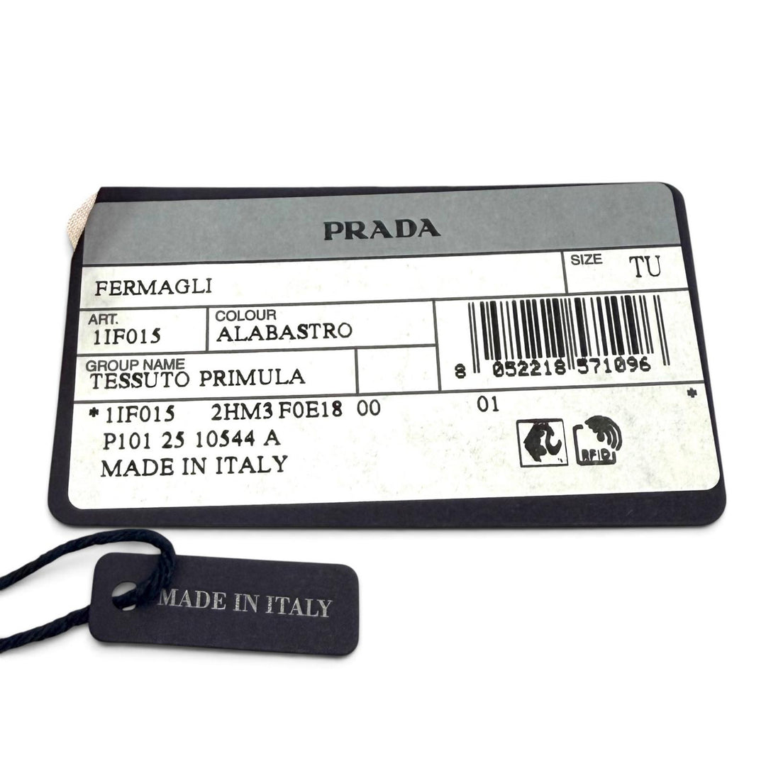 未使用品★PRADA プラダ 25SS 1IF015 Reナイロン シュシュ 日本限定 トライアングルロゴ フローラル ピンク イタリア製 レディース 箱付
