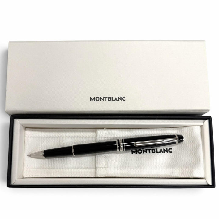 極美品□MONTBLANC モンブラン マイスターシュテュック クラシック プラチナライン ローラーボール 現行品 ボールペン ブラック ドイツ製
