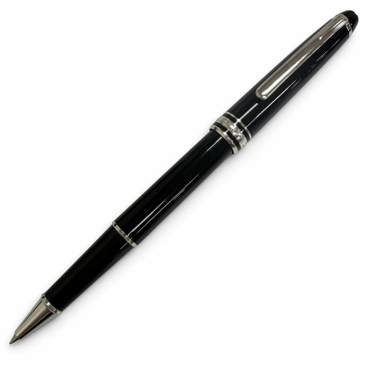 極美品□MONTBLANC モンブラン マイスターシュテュック クラシック プラチナライン ローラーボール 現行品 ボールペン ブラック ドイツ製