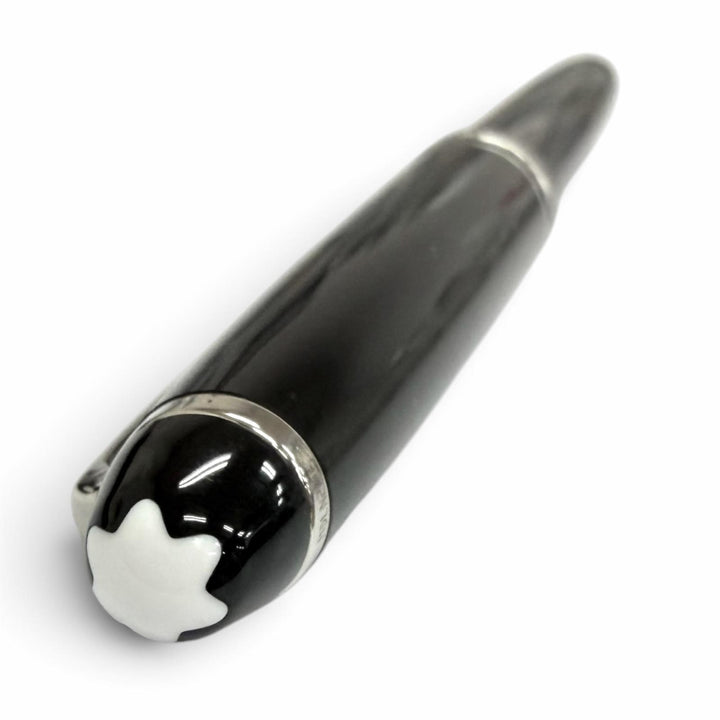 極美品□MONTBLANC モンブラン マイスターシュテュック クラシック プラチナライン ローラーボール 現行品 ボールペン ブラック ドイツ製