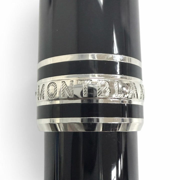 極美品□MONTBLANC モンブラン マイスターシュテュック クラシック プラチナライン ローラーボール 現行品 ボールペン ブラック ドイツ製
