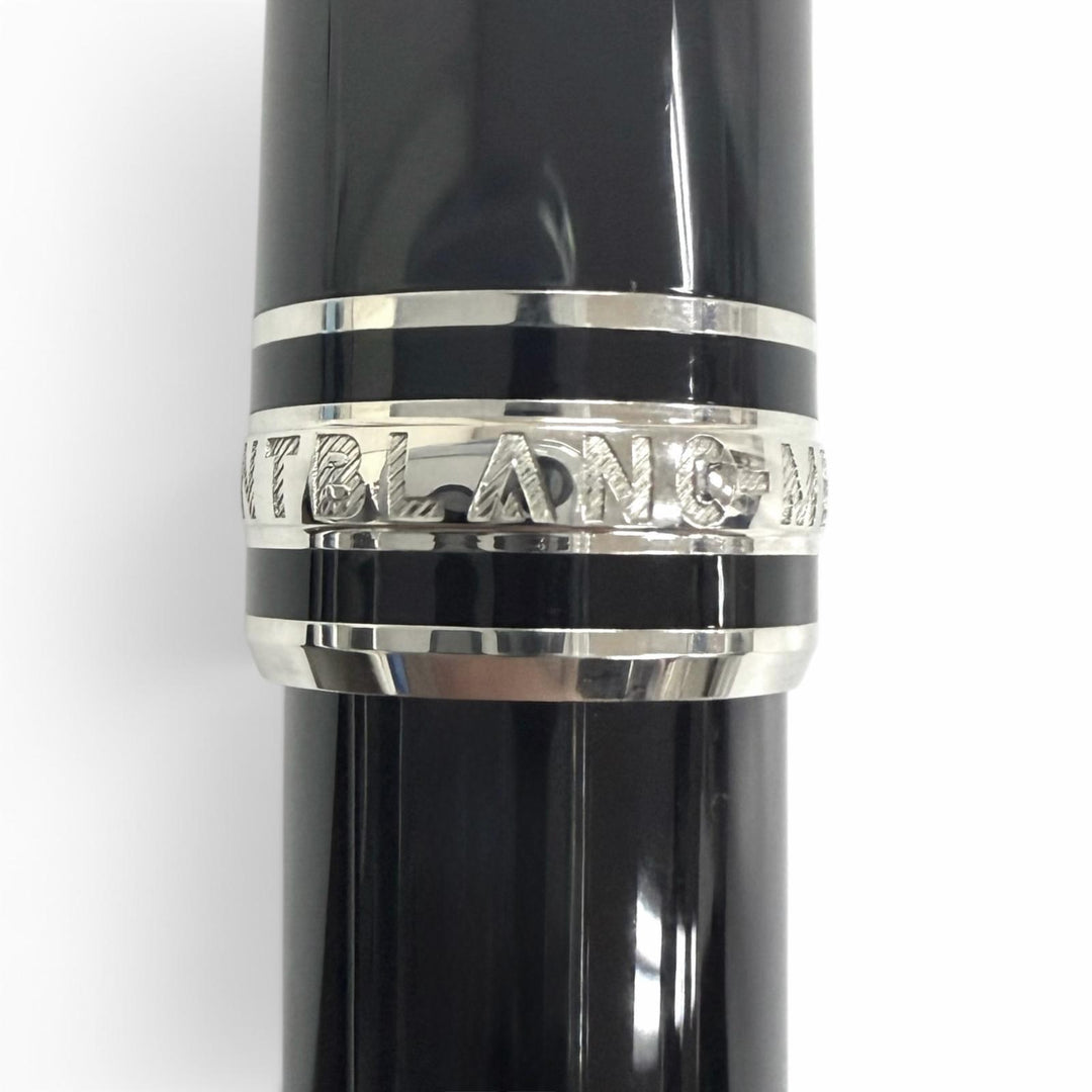 極美品□MONTBLANC モンブラン マイスターシュテュック クラシック プラチナライン ローラーボール 現行品 ボールペン ブラック ドイツ製