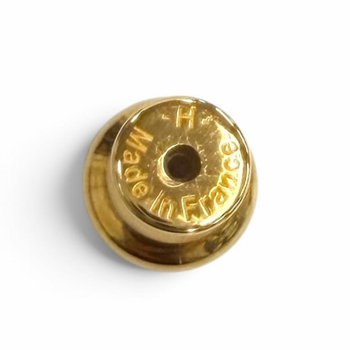 極美品★HERMES エルメス ピアス ミニ ポップH Hデザイン アクセサリー ゴールド ピンク フランス製 レディース 箱・保存袋付き