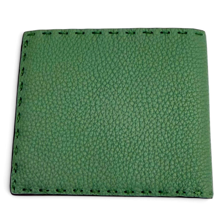 未使用品★FENDI フェンディ 7M0193 フェンディ セレリア バイフォールド ロゴ金具 レザー コンパクトウォレット 二つ折り財布 箱・袋付