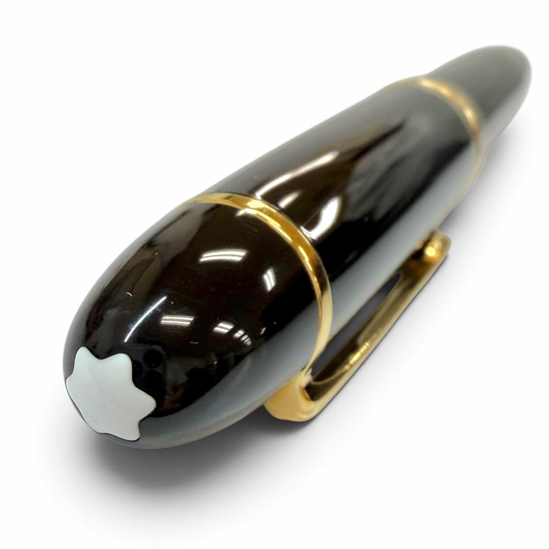 美品▼MONTBLANC モンブラン マイスターシュテュック 149 ペン先18K Bニブ ホワイトスター 万年筆 ブラック ゴールド ドイツ製 メンズ