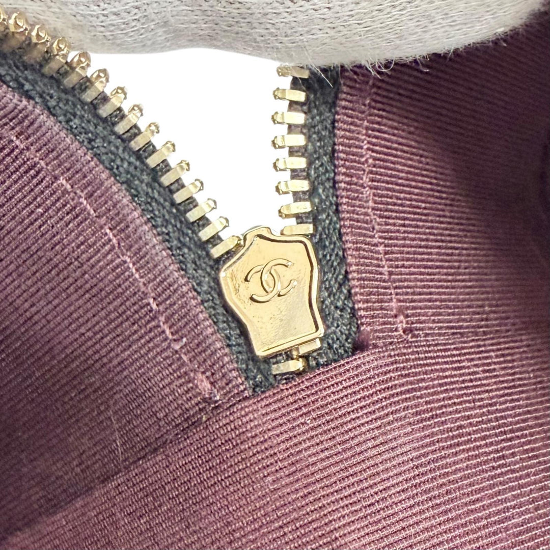 極美品△CHANEL シャネル キャビアスキン マトラッセ バニティ フォンバッグ チェーン ショルダーバッグ ブラック ゴールド金具 伊製