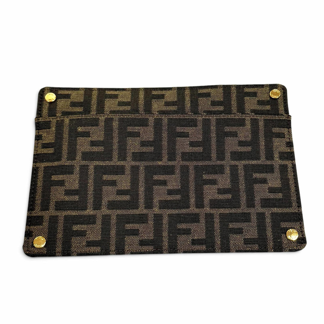 極美品★FENDI フェンディ ピーカブー ISEEU ミディアム キャンバス 千鳥格子 裏地ズッカ柄 レザー使い 2WAY ハンドバッグ 保存袋付き