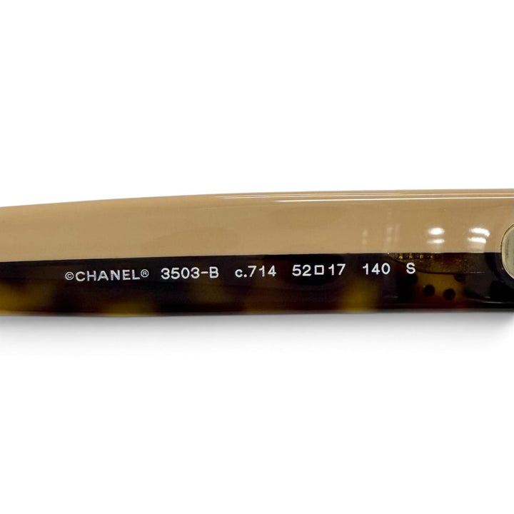 未使用品△CHANEL シャネル 3503-B レクタングル シェイプ オプティカル ココマーク ラインストーン メガネ 現行品 52□17 140 度なし