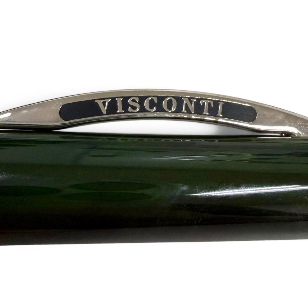 美品□Visconti ヴィスコンティ ヴァン・ゴッホコレクション 花魁 ツイスト式 ボールペン ステーショナリー グリーン系 筆記確認済み