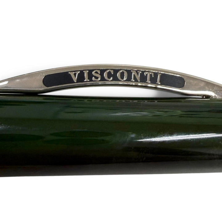 美品□Visconti ヴィスコンティ ヴァン・ゴッホコレクション 花魁 ツイスト式 ボールペン ステーショナリー グリーン系 筆記確認済み