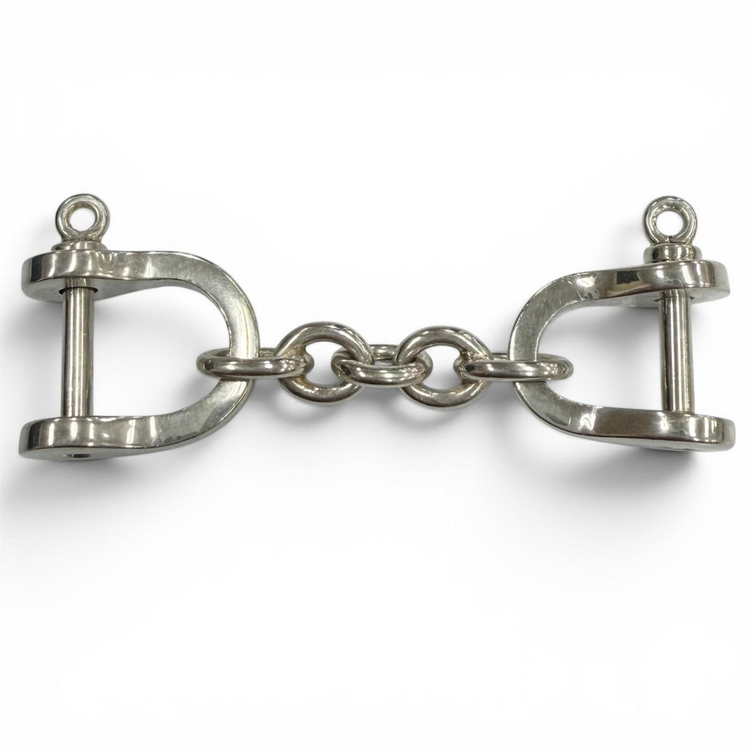 美品▼TIFFANY&amp;Co ティファニー ヴィンテージ ダブルジャックル キーリング スターリングシルバー 925 キーホルダー シルバー 重量16.45g