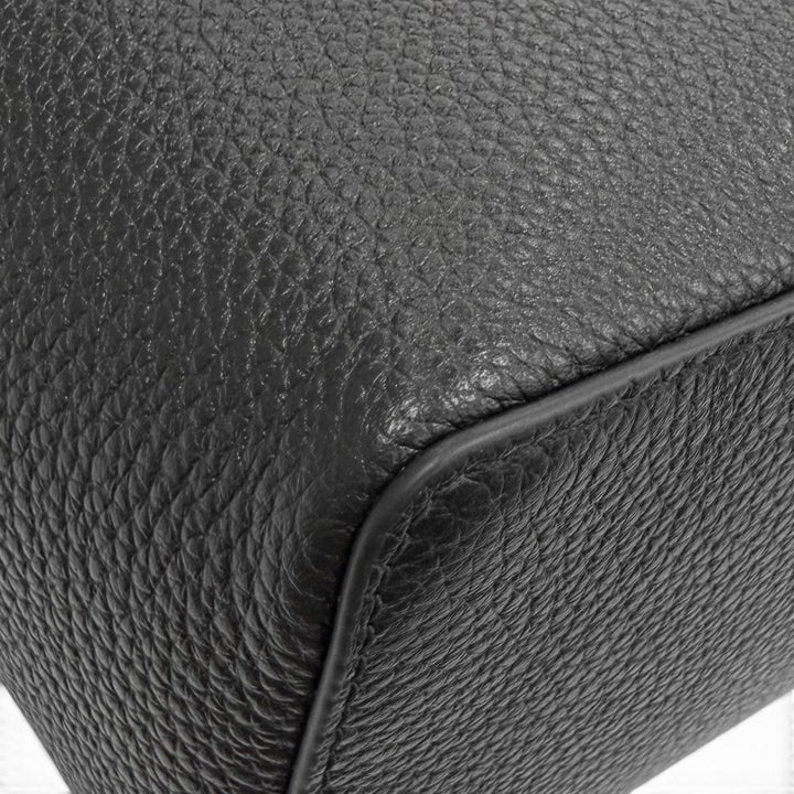 極美品★Loro Piana ロロピアーナ FAN4041 エクストラ ポケット バックパック グレインドカーフスキン リュック ブラック 定価621500円