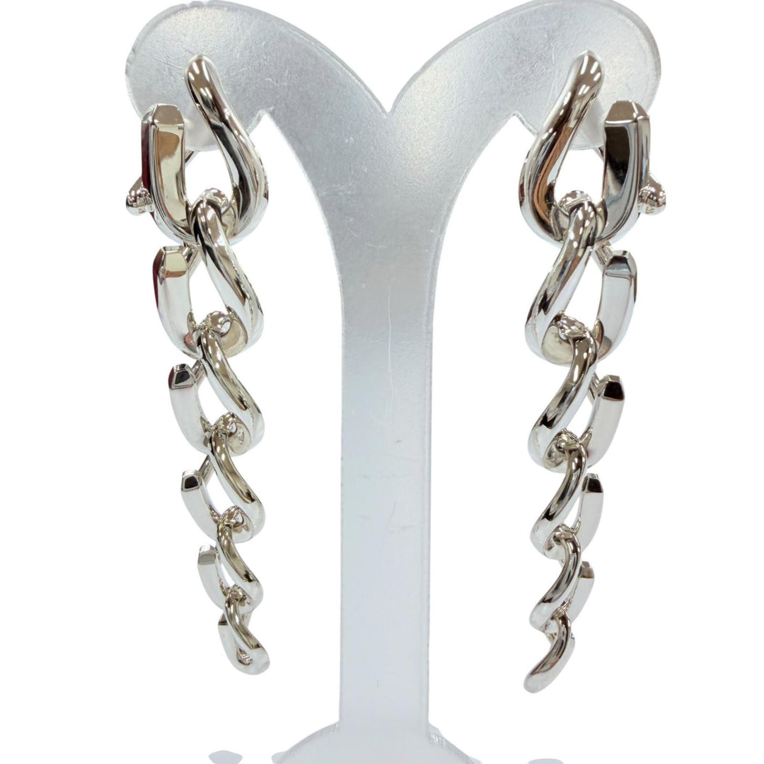 極美品☆TIFFANY&amp;Co. ティファニー フォージ ドロップリンク ピアス AG925 アクセサリー シルバー 重量20.9g レディース メンズ