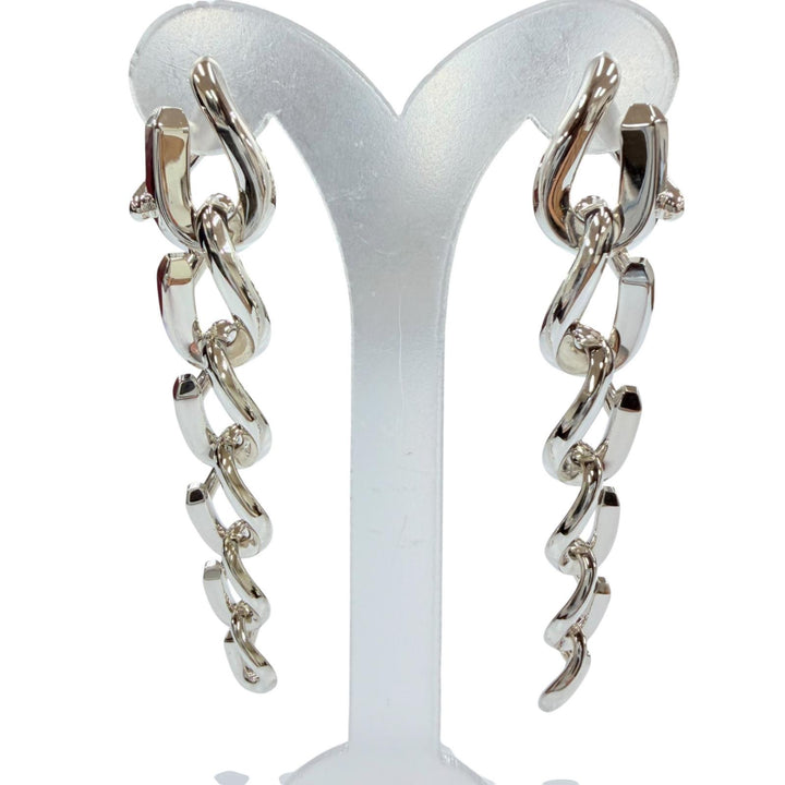 極美品☆TIFFANY&amp;Co. ティファニー フォージ ドロップリンク ピアス AG925 アクセサリー シルバー 重量20.9g レディース メンズ