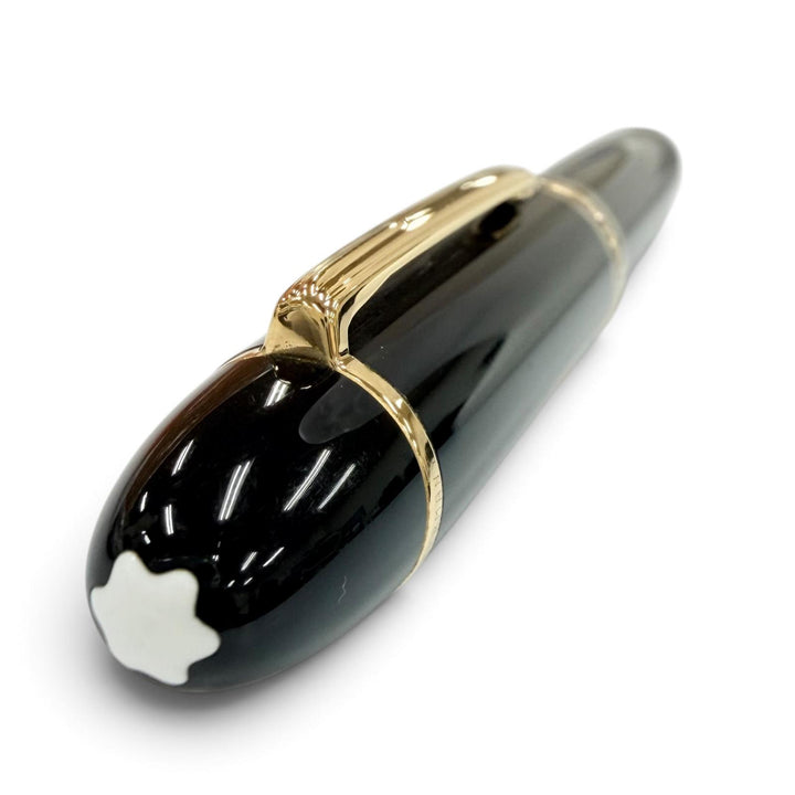 美品●MONTBLANC モンブラン マイスターシュテュック 149 K18 ホワイトスター バイカラー 万年筆 ブラック ゴールド ドイツ製 メンズ