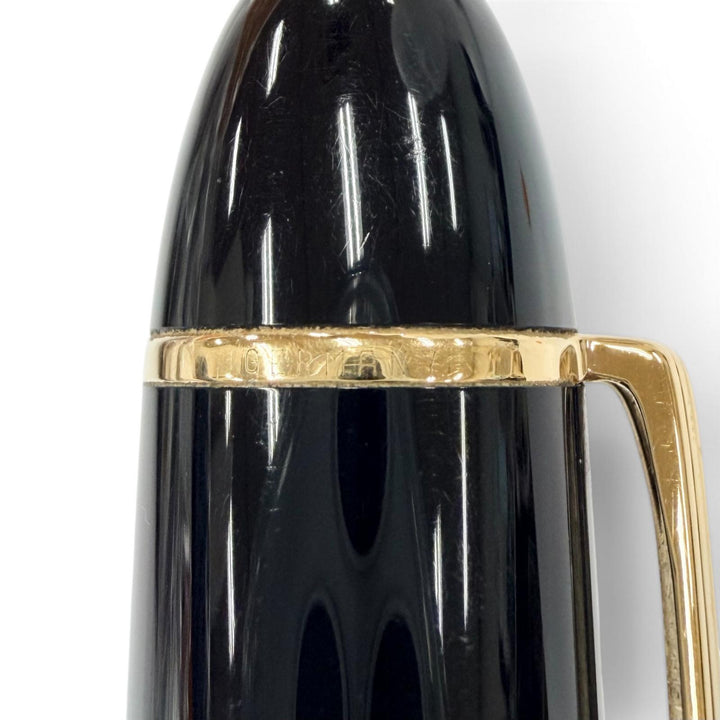 美品●MONTBLANC モンブラン マイスターシュテュック 149 K18 ホワイトスター バイカラー 万年筆 ブラック ゴールド ドイツ製 メンズ