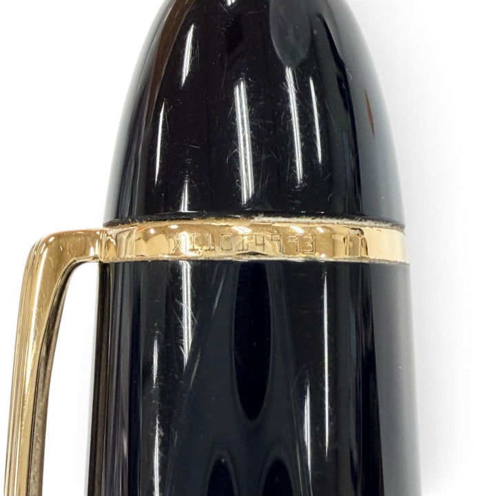 美品●MONTBLANC モンブラン マイスターシュテュック 149 K18 ホワイトスター バイカラー 万年筆 ブラック ゴールド ドイツ製 メンズ