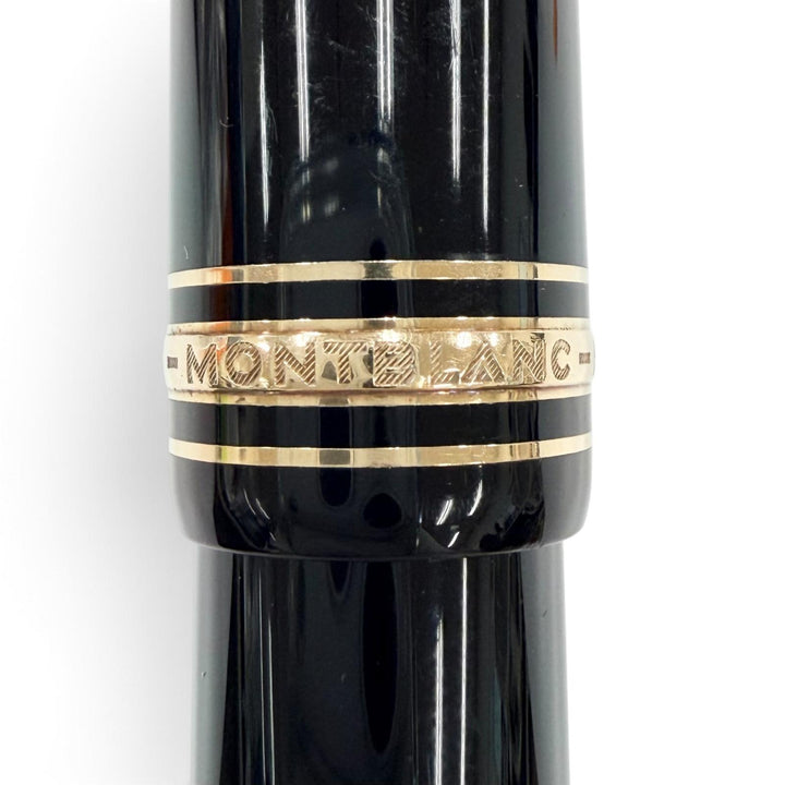 美品●MONTBLANC モンブラン マイスターシュテュック 149 K18 ホワイトスター バイカラー 万年筆 ブラック ゴールド ドイツ製 メンズ