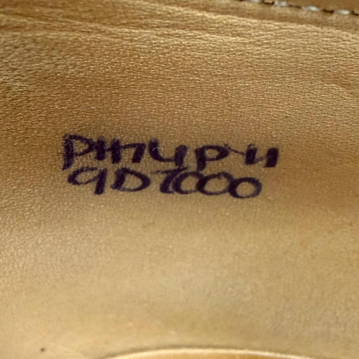 美品□John Lobb ジョンロブ フィリップ2 カーフレザー パンチドキャップトゥ 7000ラスト 黄箱 ドレスシューズ ダークオーク 9D 英国製