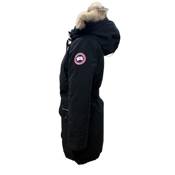 良品☆CANADA GOOSE カナダグース 6660LA TRILLIUM PARKA トリリウムパーカー ダウンコート ブラック XS カナダ製 正規品 レディース