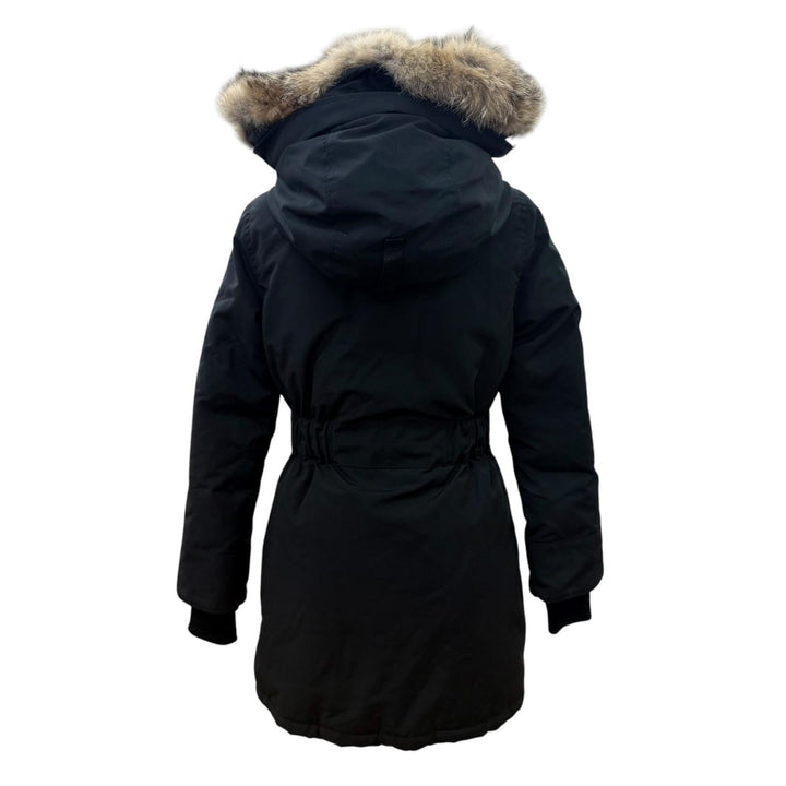 良品☆CANADA GOOSE カナダグース 6660LA TRILLIUM PARKA トリリウムパーカー ダウンコート ブラック XS カナダ製 正規品 レディース