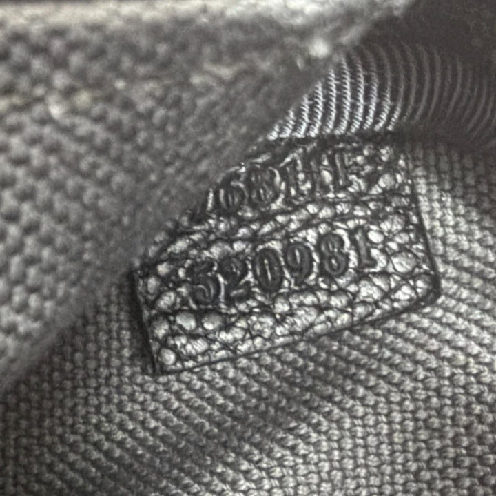 未使用品□GUCCI グッチ 768111 レザー GGスプリームロゴ ベルトバッグ ボディバッグ ウエストポーチ ブラック イタリア製 レディース
