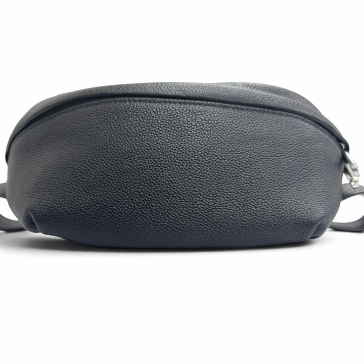 未使用品□GUCCI グッチ 768111 レザー GGスプリームロゴ ベルトバッグ ボディバッグ ウエストポーチ ブラック イタリア製 レディース