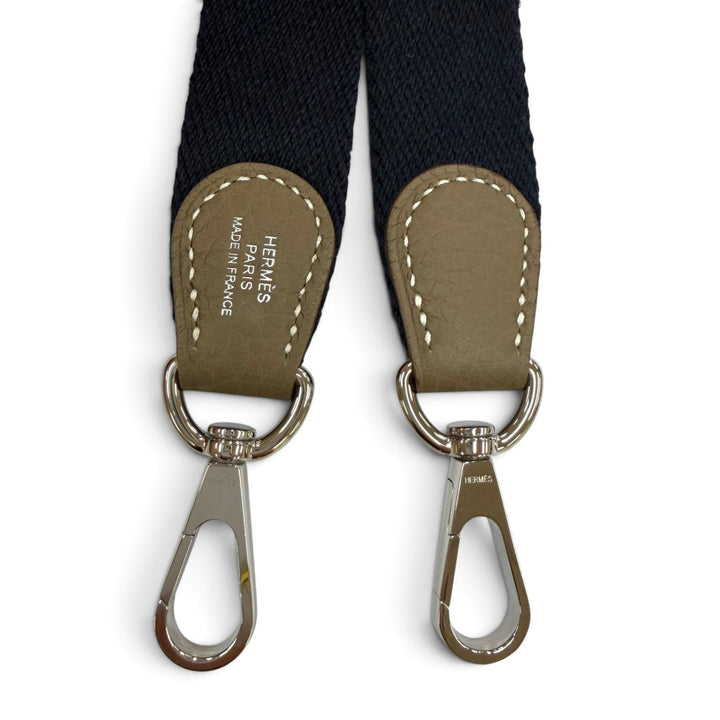 未使用品☆HERMES エルメス エブリン TPM トリヨンクレマンス エトゥープ ブルーインディゴ シルバー金具 ショルダーバッグ K刻印 仏製