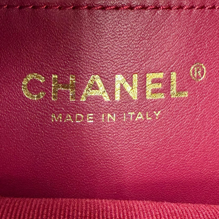 極美品☆CHANEL シャネル AS4342 マトラッセ ココマーク ツーポケット カーフスキン リュック ブラック ゴールド金具 伊製 箱・保存袋付