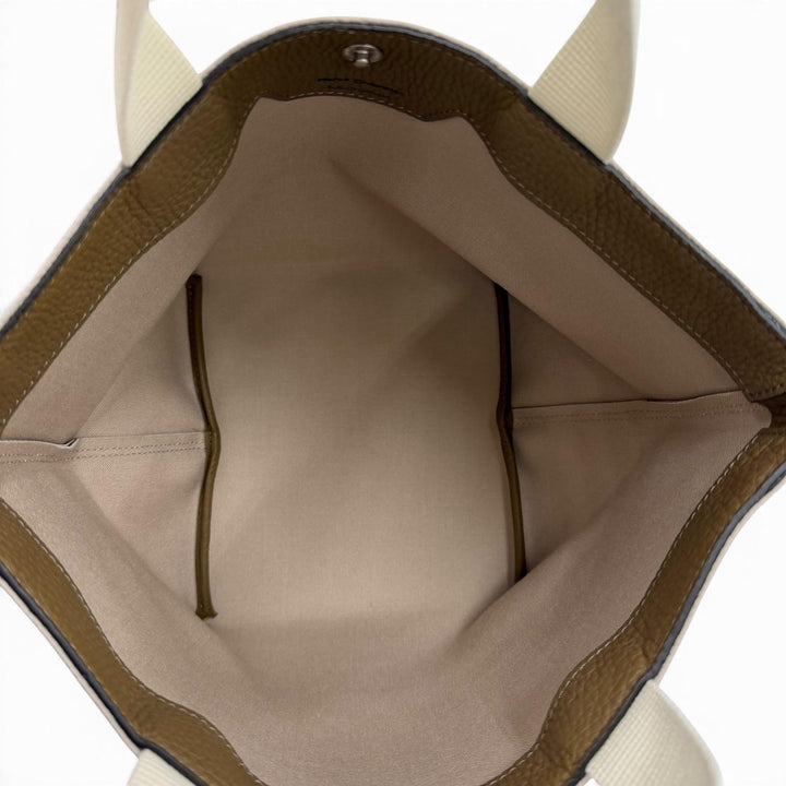 美品★Herve Chapelier エルベ・シャプリエ 827GG コーテッドキャンバス 高級ライン レザー使い トートバッグ 定価217800円 保存袋付