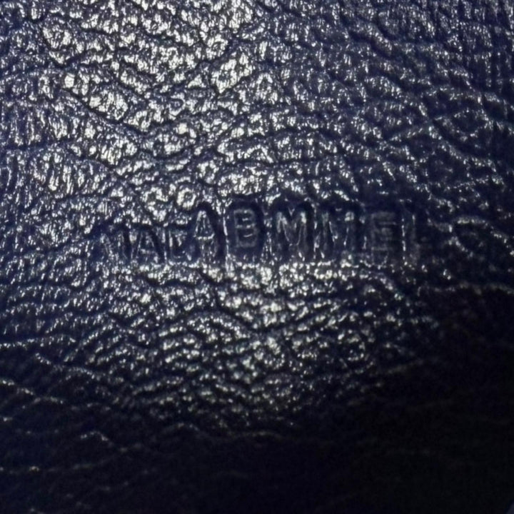 極美品▼BVLGARI ブルガリ DOPPIO TONDO ドッピオトンド レザー 6連 キーケース ネイビー ゴールド金具 イタリア製 メンズ 箱付き