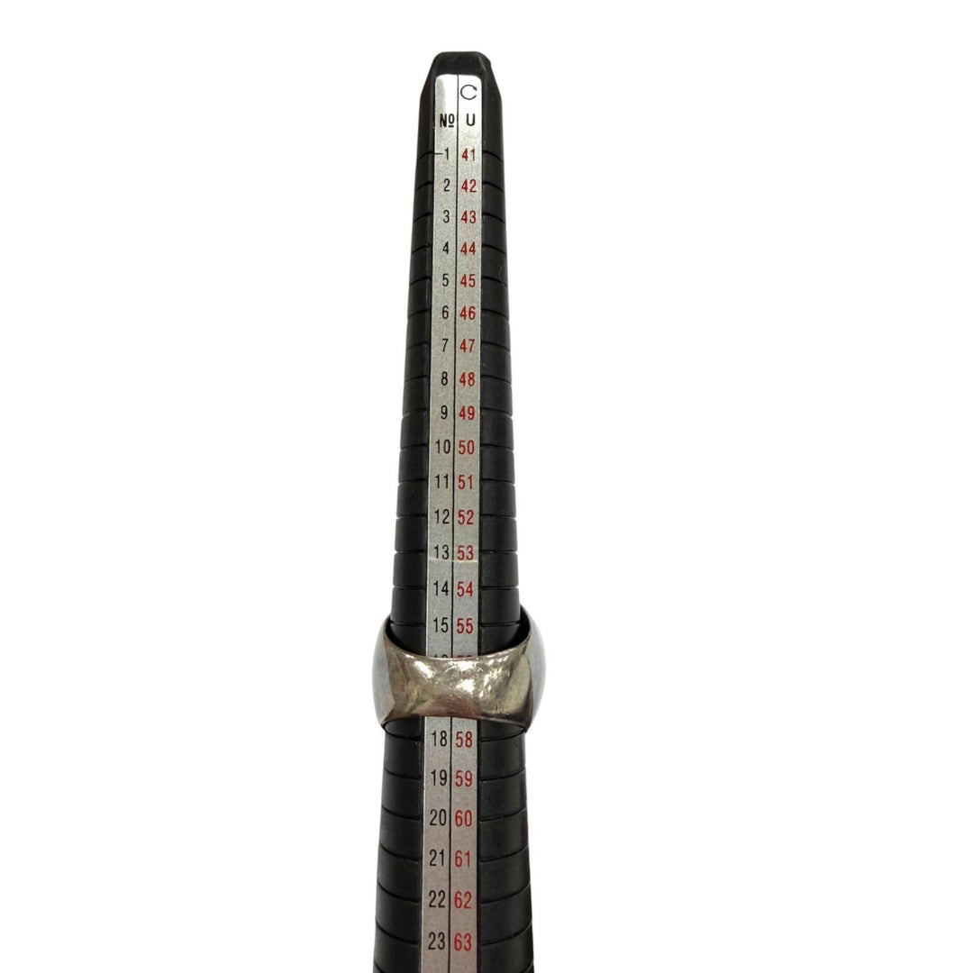 良品▼BOTTEGAVENETA ボッテガヴェネタ ポリゴン AG925 リング 指輪 シルバー JP17号 イタリア製 重量27.6g メンズ アクセサリー