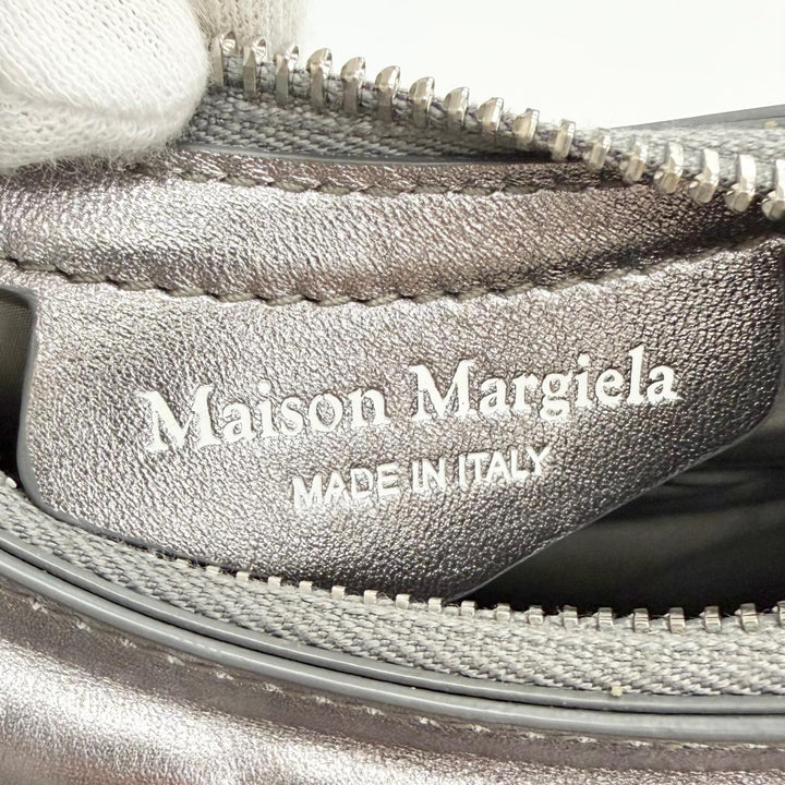 極美品△Maison Margiela 11 メゾンマルジェラ11 SB1WG0021 GLAM SLAM HOBO MICRO グラムスラム チェーン ショルダーバッグ メタリック