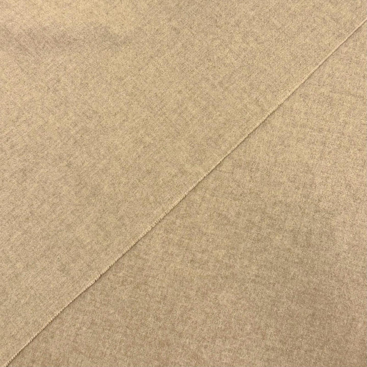 美品△HERMES エルメス カシミヤ100% ロゴ刺繍 フリンジ 大判 ショール ストール ひざ掛け ブランケット ベージュ イタリア製 レディース