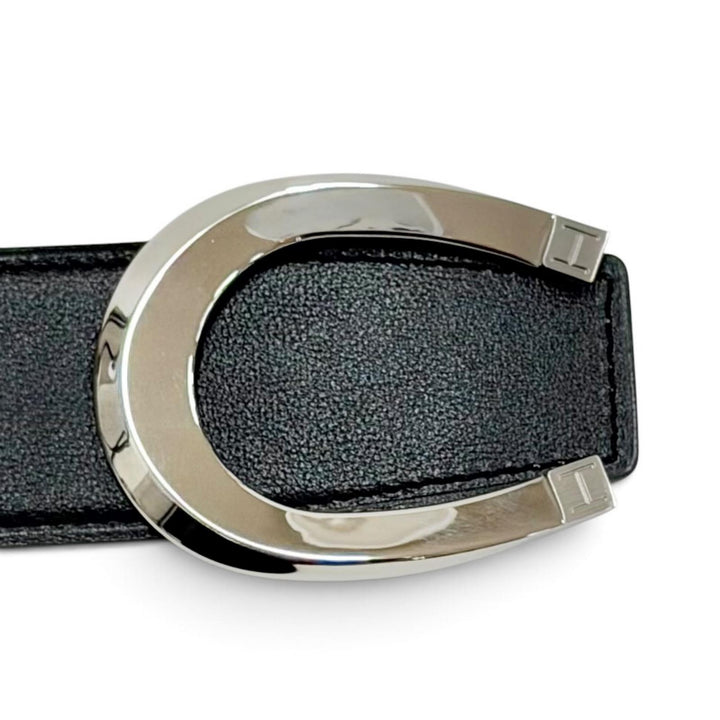 未使用品△HERMES エルメス ラック ヴォーエプソン ヴォー オデッセイ シルバー金具 リバーシブル レザー ベルト W刻印 2025年購入 箱付