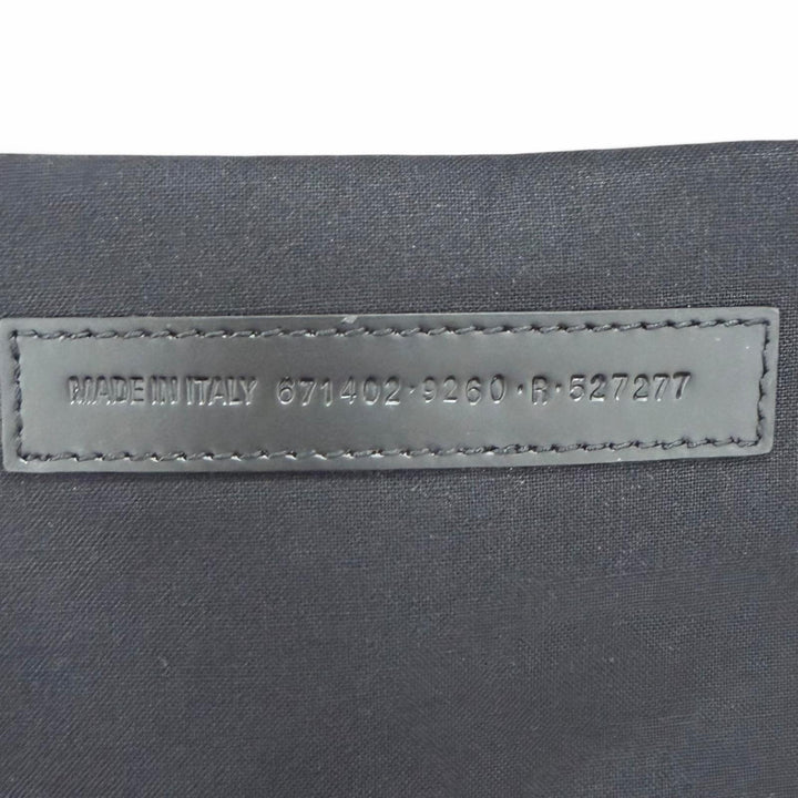 極美品★BALENCIAGA バレンシアガ 671402 ハードウェア レザー使い キャンバス 2WAY ハンドバッグ アイボリー ブラック 伊製 保存袋付き