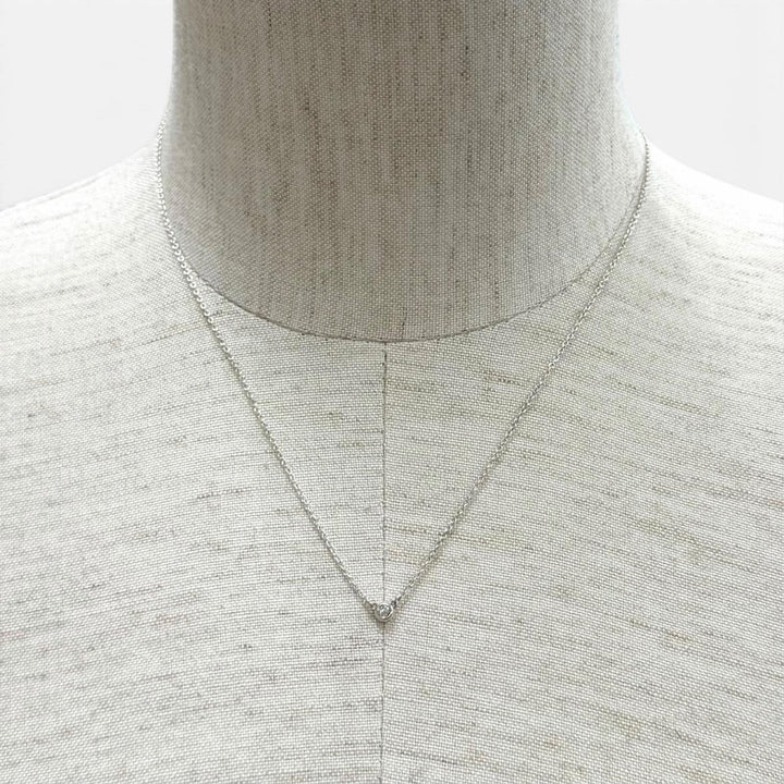 美品★TIFFANY&amp;Co. ティファニー エルサペレッティ ダイヤモンド バイ ザ ヤード シングル ダイヤモンド ペンダント 925 重量1.5g