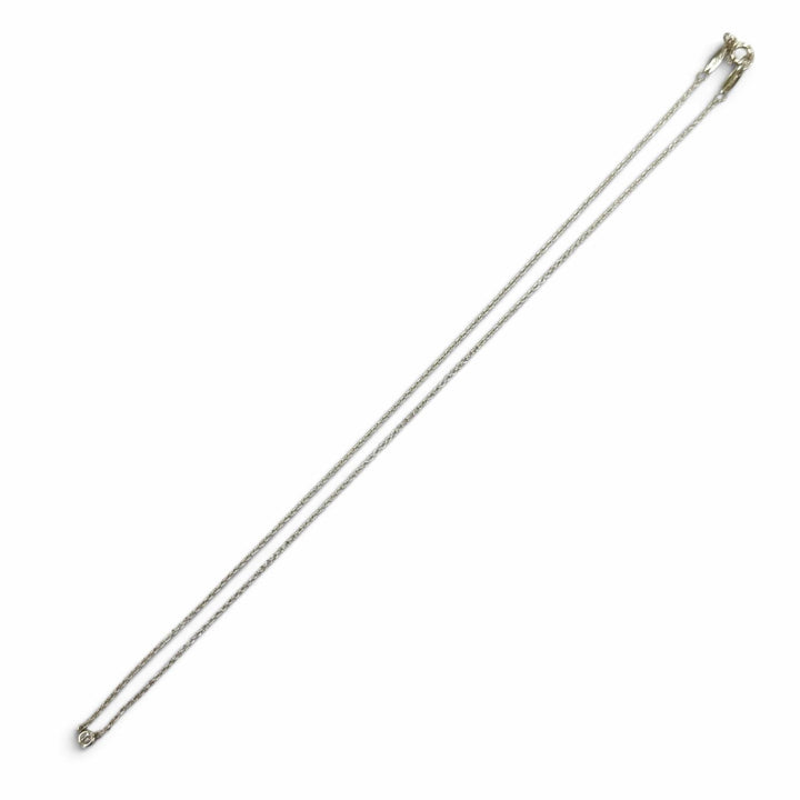 美品★TIFFANY&amp;Co. ティファニー エルサペレッティ ダイヤモンド バイ ザ ヤード シングル ダイヤモンド ペンダント 925 重量1.5g