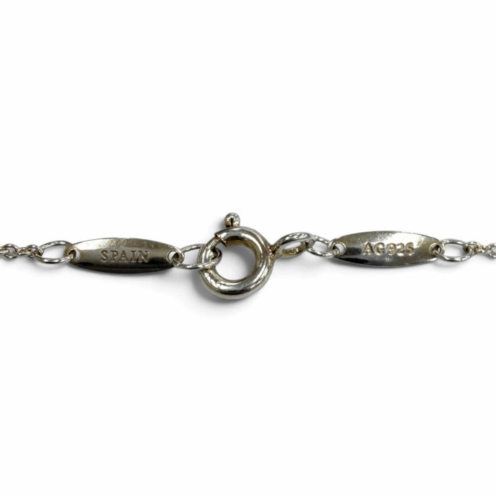 美品★TIFFANY&amp;Co. ティファニー エルサペレッティ カラー バイザヤード ピンク サファイヤ ペンダント AG925 重量1.7g 箱・保存袋付