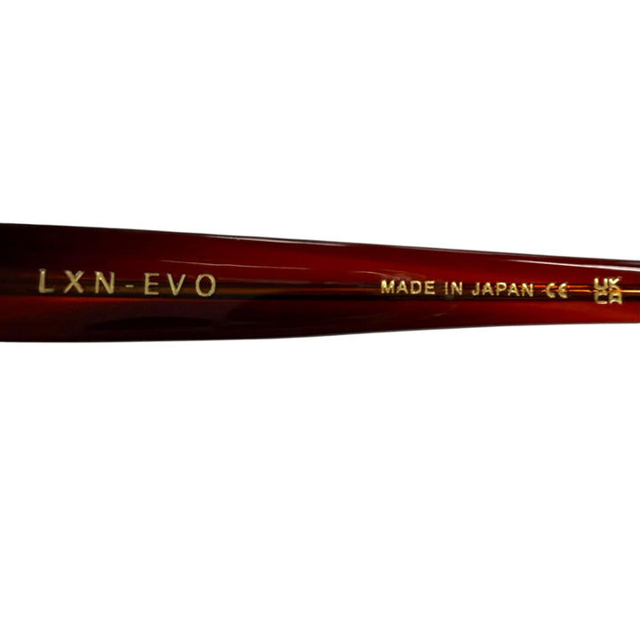 極美品▼DITA ディータ DTS403 LXN-EVO ツーブリッジ アイウェア サングラス ゴールド クリアブラウン 54□19-145 度入り 定価169400円