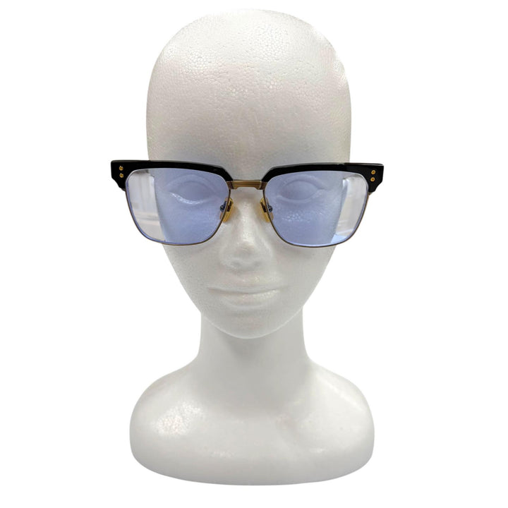 美品▼DITA ディータ 23SS DTS431 FIRAZ アイウェア サングラス ブラック ゴールド 55□18-142 度入り メンズ 定価108900円 箱・保存袋付